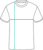 Masstabelle-T-Shirt
